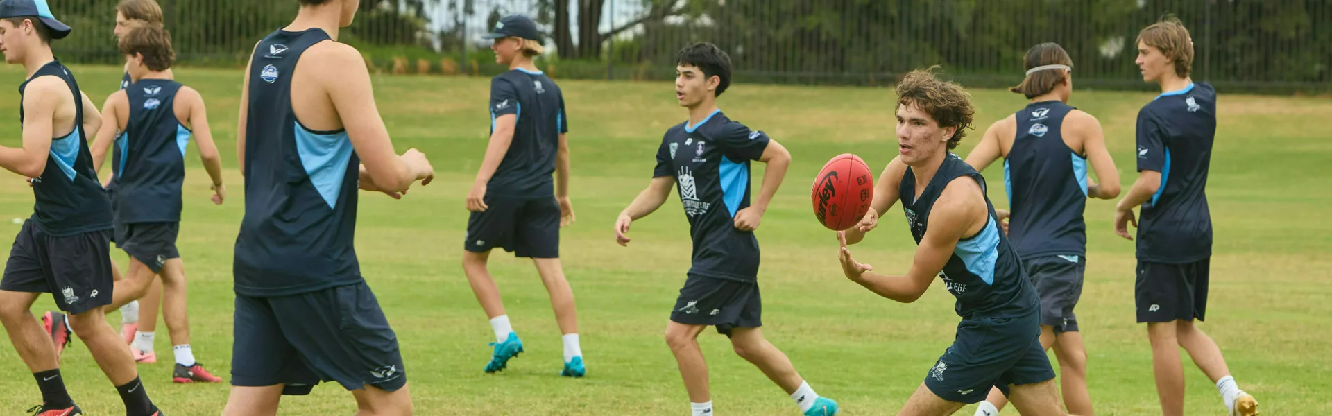 Football boys training