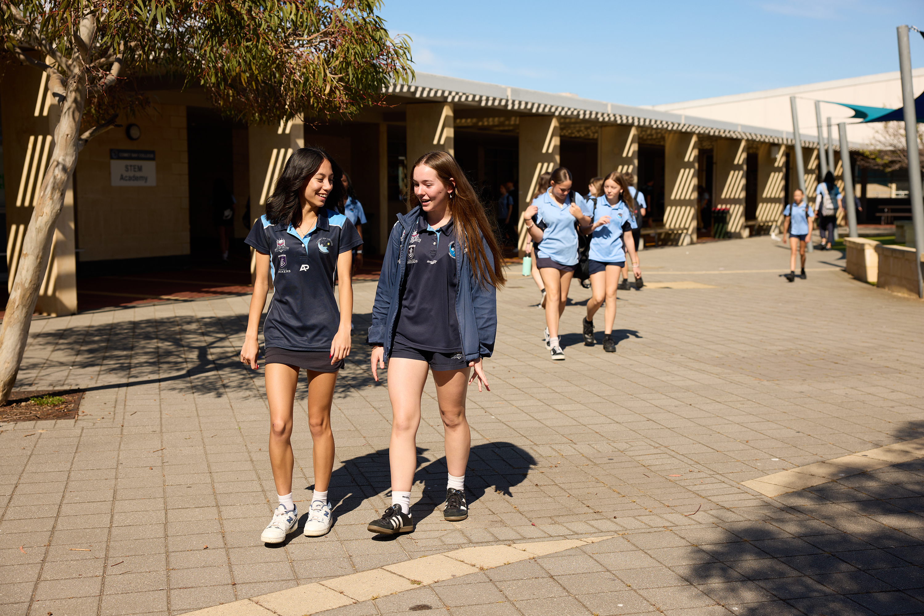 Girls walking quad }}